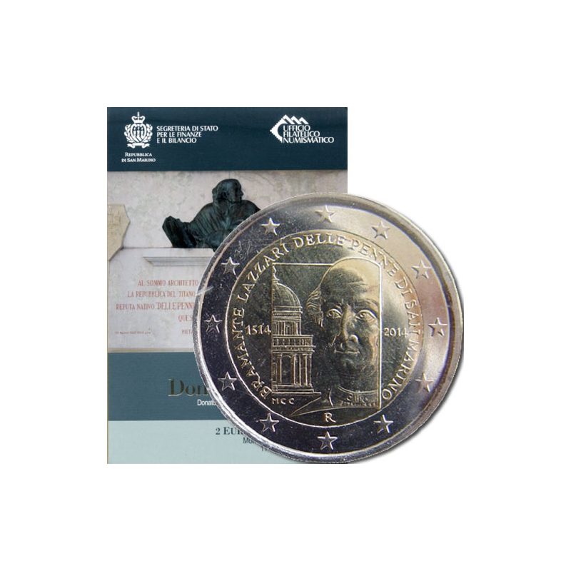 2 Euro / 2014 - San Marino - Donato Bramante