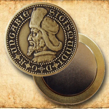 Medaila s magnetom Žigmund Luxemburský - Patina