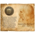 Medaila s magnetom - Leonardo da Vinci - Patina