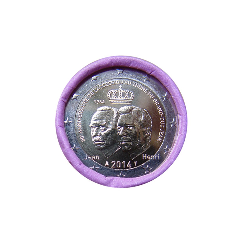 2 Euro Luxembursko 2014 - Veľkovojvoda Jean