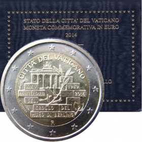2 Euro / 2014 - Vatican - Fall of the Berlin Wall