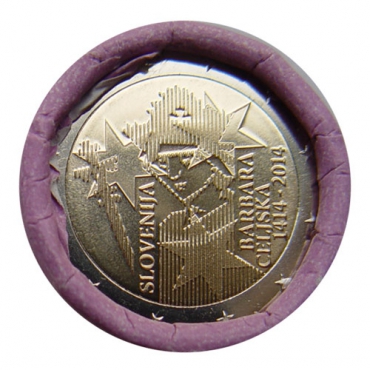 2 Euro Slovisnko 2014 - Korunovácia Barbary Celjskej