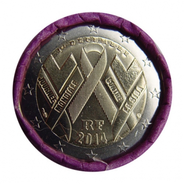 2 Euro / 2014 - France - World AIDS Day