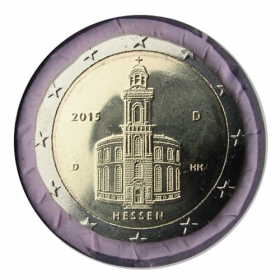 2 Euro Nemecko "D" 2015 - Hessensko: Kostol sv. Pavla