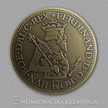 Medaila s magnetom - Ferdinand I. Habsburský (Svätá rímska ríša) - Patina