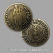 Medal Madonna from the Kremnica city - Patinated