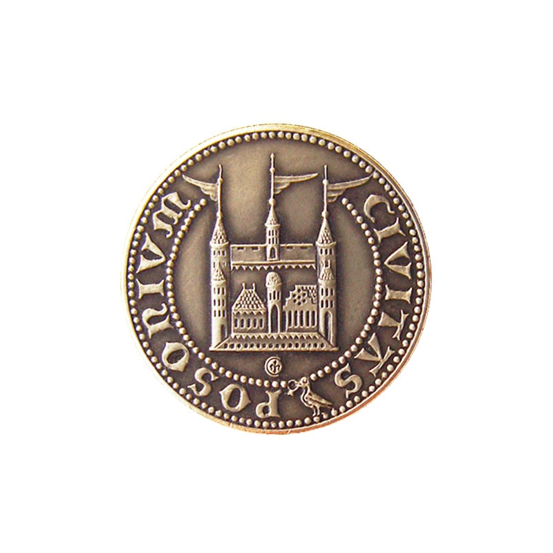 Medaila s kartou Matej Korvín - Patina