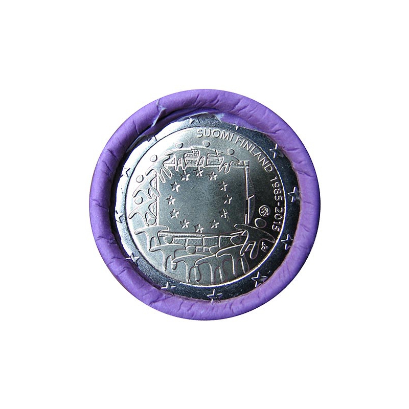 2 Euro Finland 2015 - Flag of the European Union
