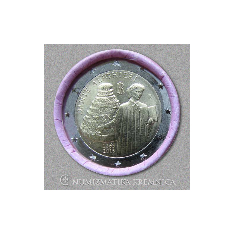 2 Euro Taliansko 2015 - Dante Alighieri