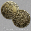 Medaila s kartou - Ferdinand I. Habsburský (Svätá rímska ríša) - Patina