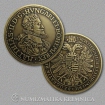 Small medal with card Matthias II. (The Habsburgs) - Patinated