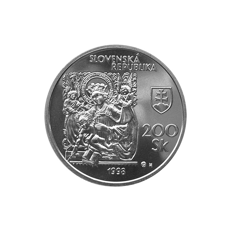 200 Sk 1998 - Slovenská národná galéria, proof kvalita