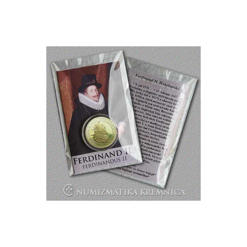 Medaila s kartou - Ferdinand II. Habsburský (Svätá rímska ríša) - Lesk