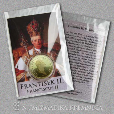 Medaila s kartou František II. Habsburský (Svätá rímska ríša) - Lesk