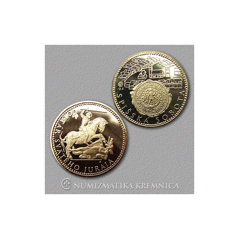 Medal with card - Spisska Sobota - Bright