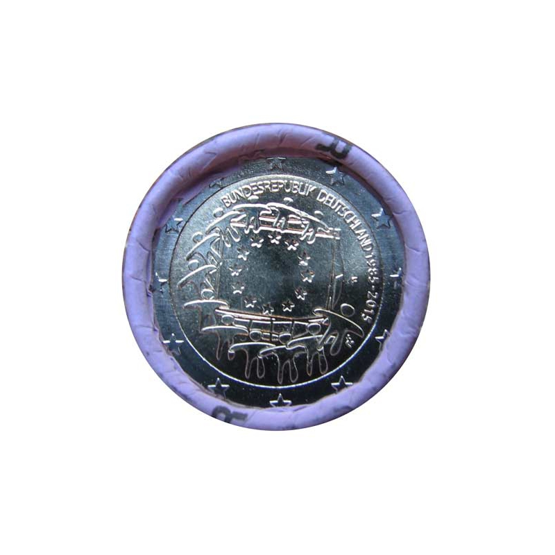 2 Euro Nemecko "F" 2015 - Vlajka EÚ