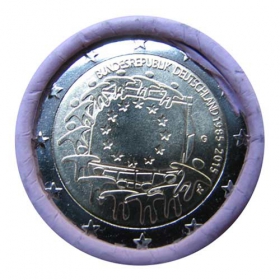 2 Euro Nemecko "G" 2015 - Vlajka EÚ