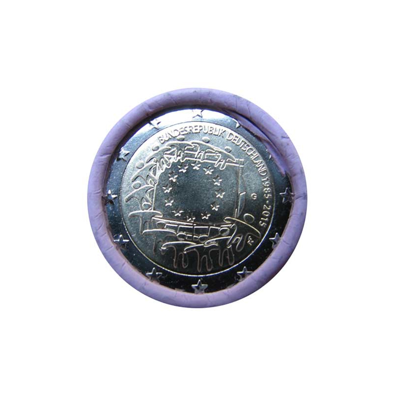 2 Euro Nemecko "G" 2015 - Vlajka EÚ