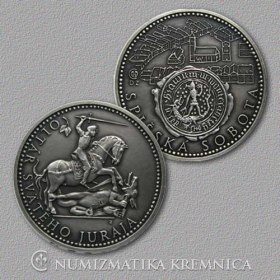 Strieborná medaila Spišská Sobota - Patina