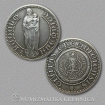 Silver medal Madonna from Kremnica - Patinated