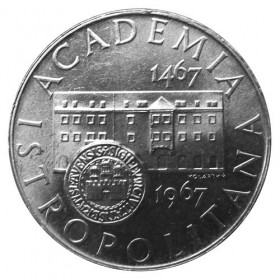 10 Kcs / 1967 - 50th anniversary of the Academia Istropolitana establishment - Standard quality