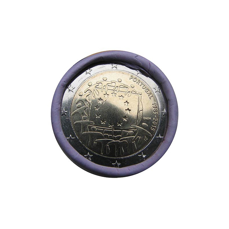 2 Euro / 2015 - Portugal - Flag of EU