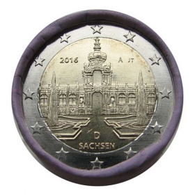 2 Euro Nemecko "A" 2016 - Sasko: Palác Zwinger v Drážďanoch
