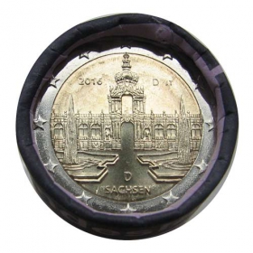 2 Euro Nemecko "D"  2016 - Sasko: Palác Zwinger v Drážďanoch