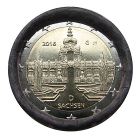 2 Euro Nemecko "G" 2016 - Sasko: Palác Zwinger v Drážďanoch