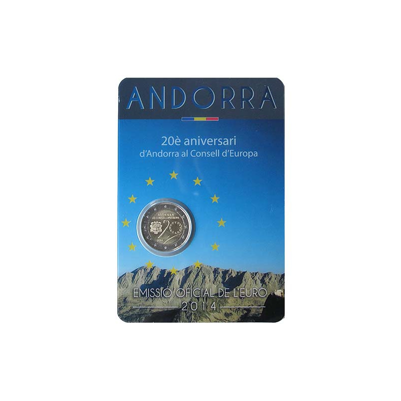 2 Euro / 2014 - Andorra - Council of Europe