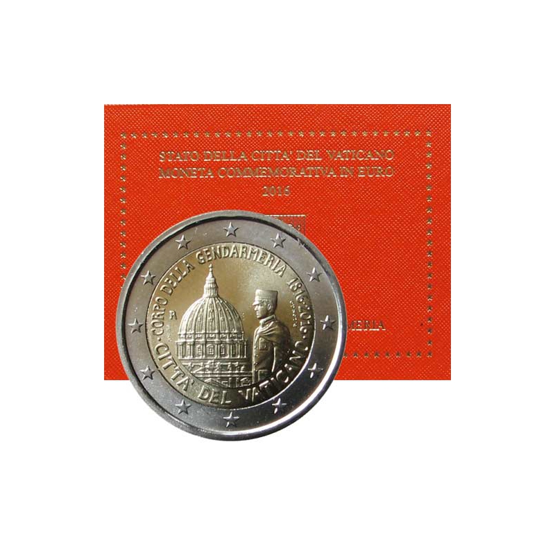 2 Euro Vatikán 2016 - Polícia vo Vatikáne