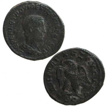 Ag Billon Tetradrachm / Roman colonies - Herrenius Etruscus