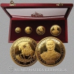 Sada zlatých medailí Mária Terézia (1,2,5,10-dukát)