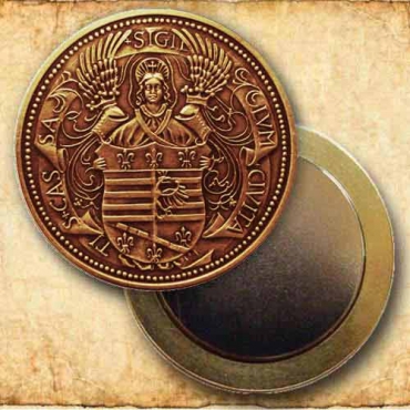 Medaila s magnetom - Košice, Pečať - Patina