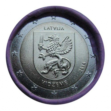 2 Euro / 2016 - Latvia - Vidzeme
