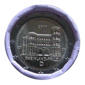 2 Euro Nemecko "D" 2017 - Porýnie-Falcko: Porta Nigra