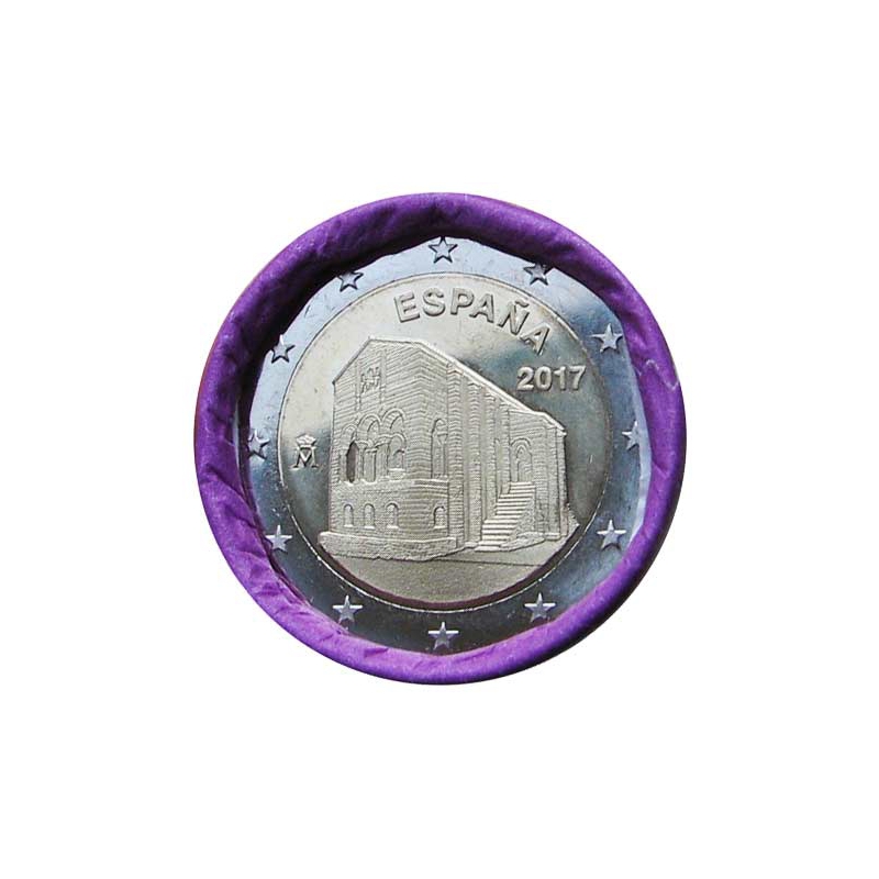 2 Euro Španielsko 2017 - Kostoly Astúrskeho kráľovstva