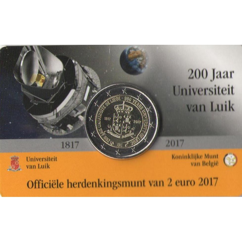 2 Euro Belgicko 2017 - Univerzita v Liège