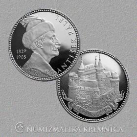 Strieborná medaila Bojnice - Proof