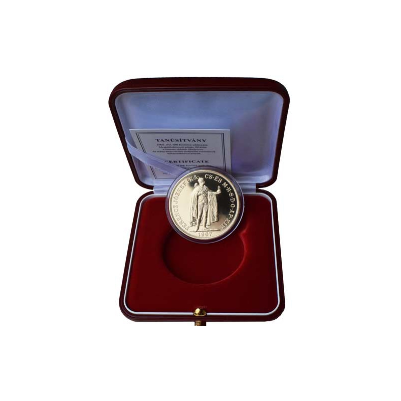 Gold 100 Korona 1907 KB/BP