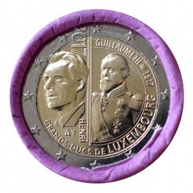2 Euro Luxembursko 2017 - Guillaume III.