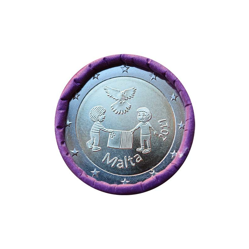2 Euro / 2017 - Malta - Peace