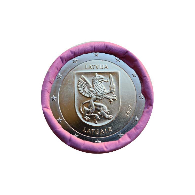 2 Euro Lotyšsko 2017 - Oblasť Latgale
