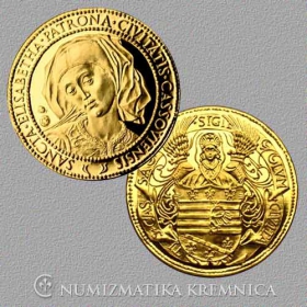Zlatá medaila Sv. Alžbeta - patrónka mesta Košice (1-dukát)