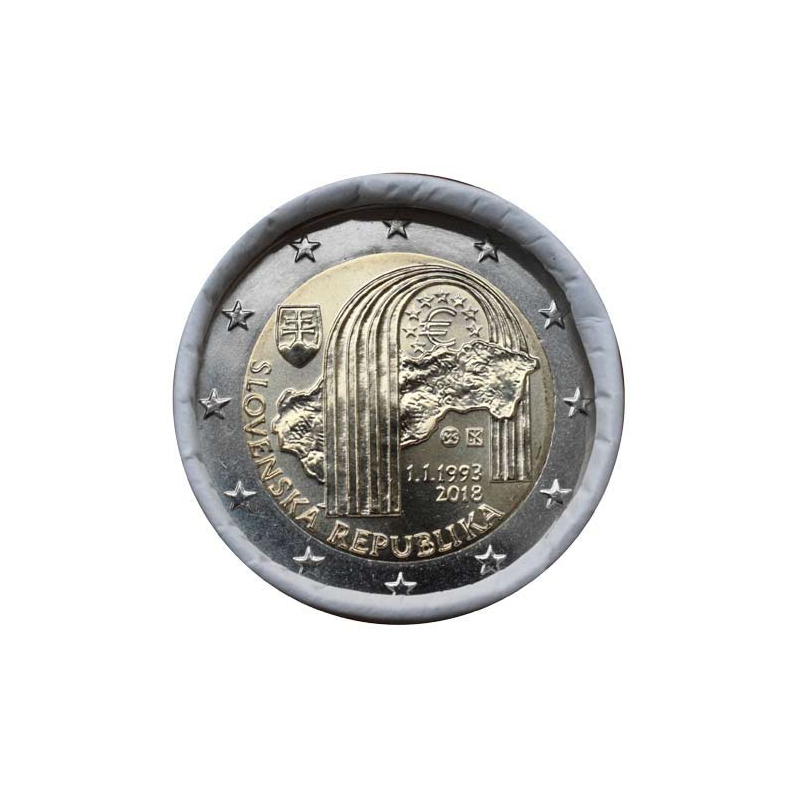 2 Euro Slovensko 2018 - 25 rokov Slovenskej republiky