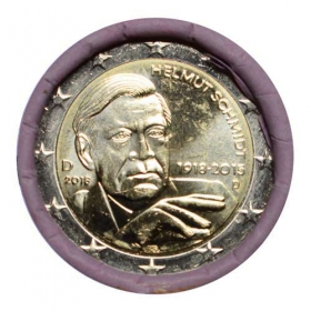 2 Euro Nemecko "D" 2018 - Kancelár Helmut Schmidt