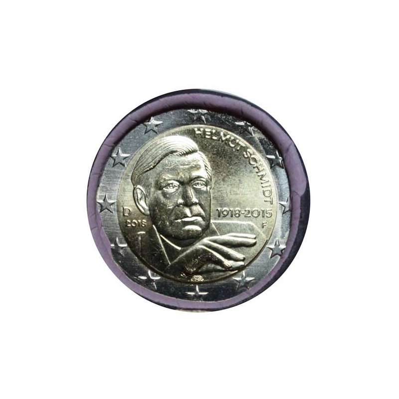 2 Euro Nemecko "F" 2018 - Kancelár Helmut Schmidt