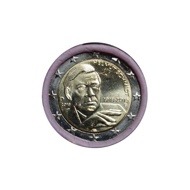 2 Euro Nemecko "G" 2018 - Kancelár Helmut Schmidt