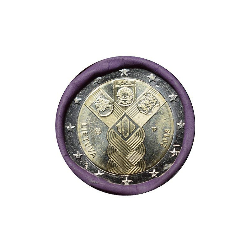 2 Euro Litva 2018 - Pobaltské štáty