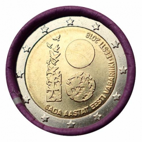 2 Euro Estónsko 2018 - 100. výročie nezávislosti
